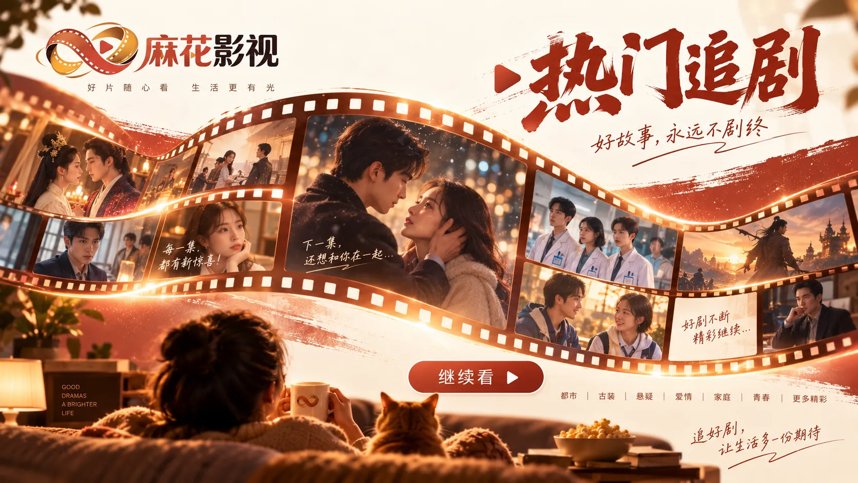 周末长时间追剧安排